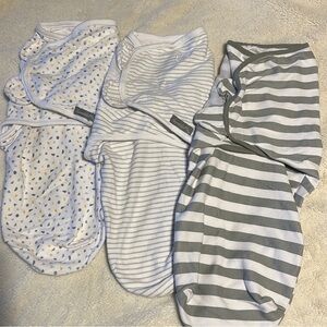 SwaddleMe Baby Swaddles in Gray, White, and Yellow